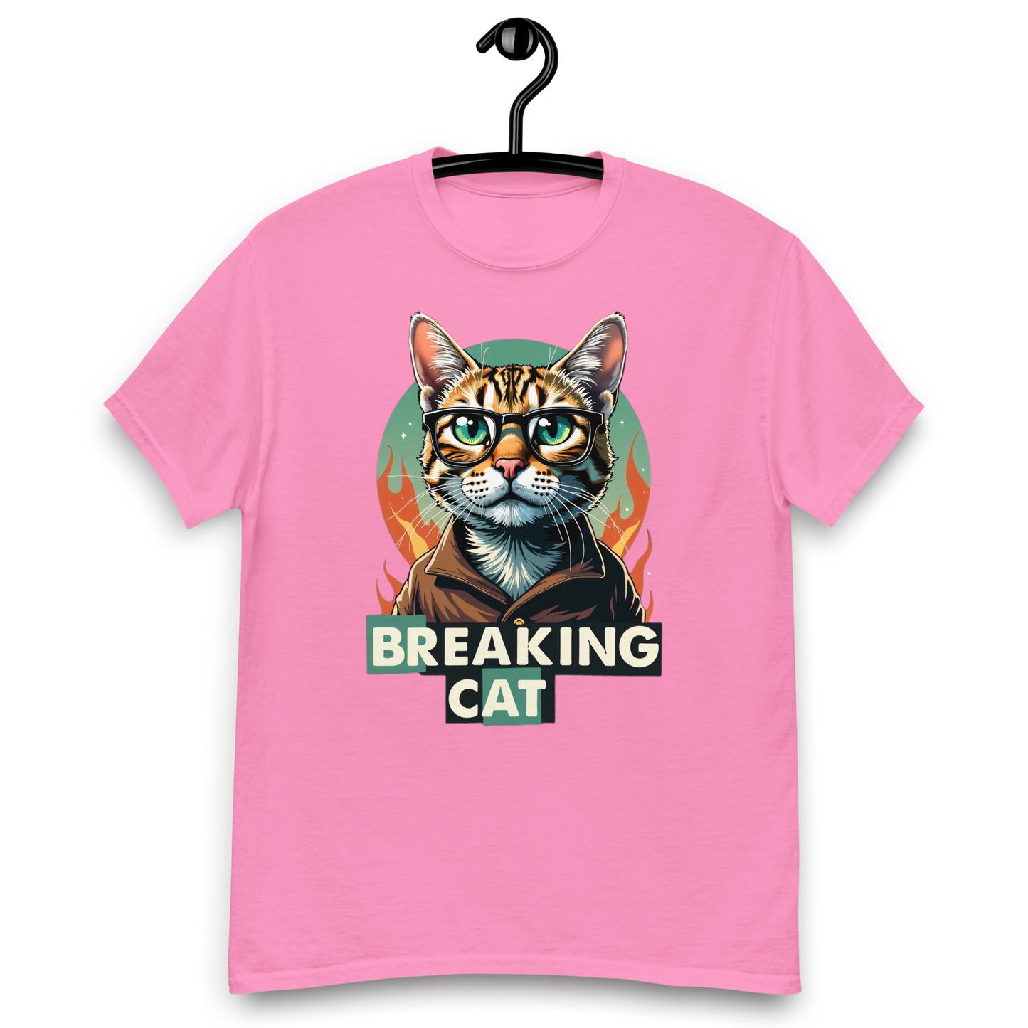 Camiseta clásica unisex (Breaking Cat)