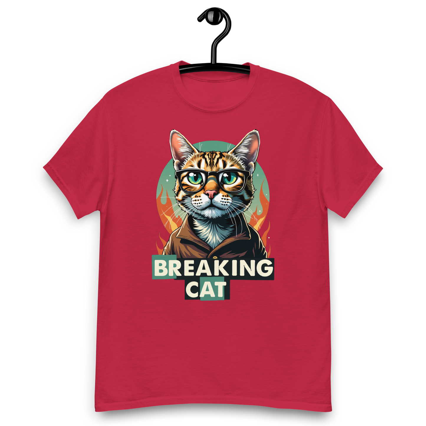 Camiseta clásica unisex (Breaking Cat)