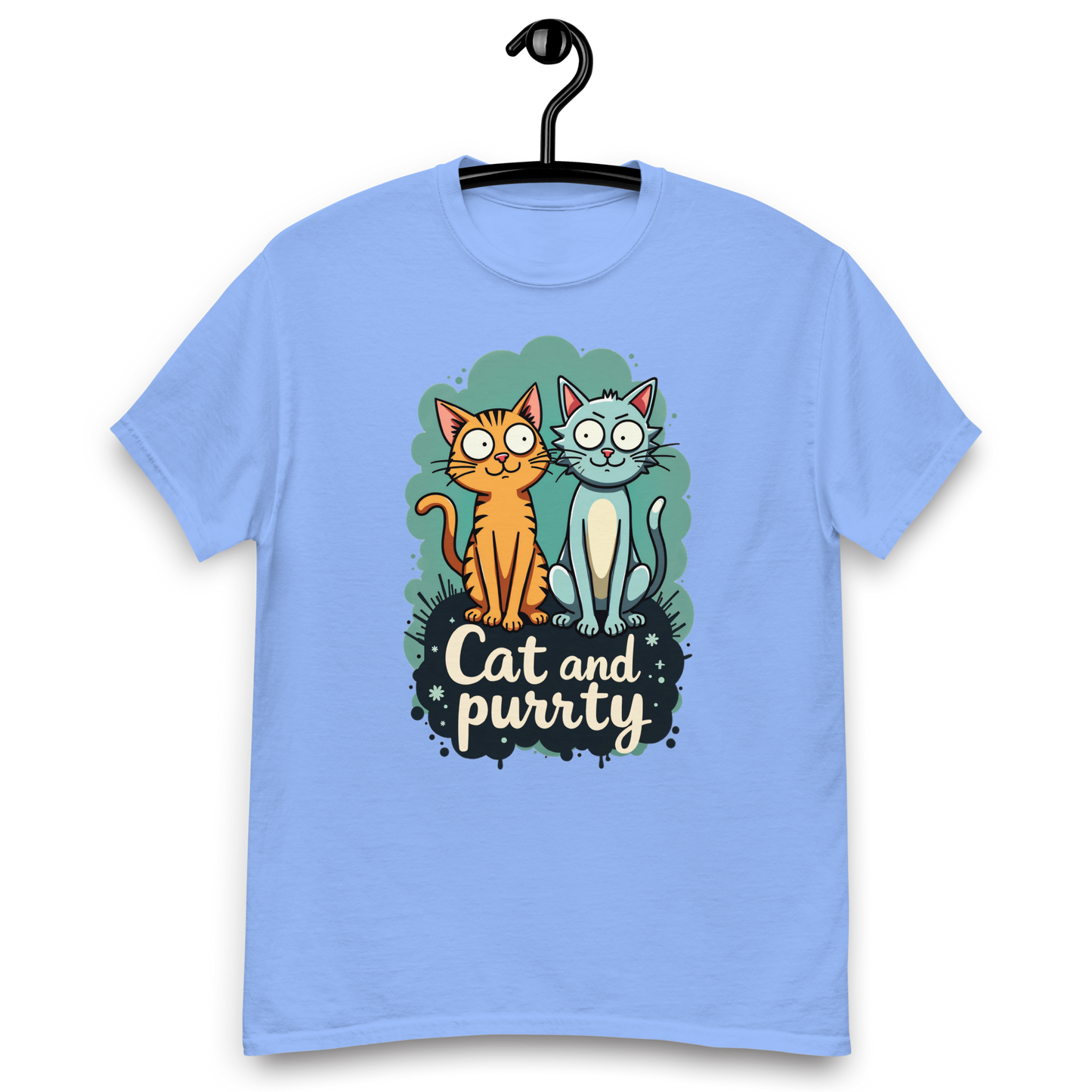 Camiseta clásica unisex (Cat and Purrty)