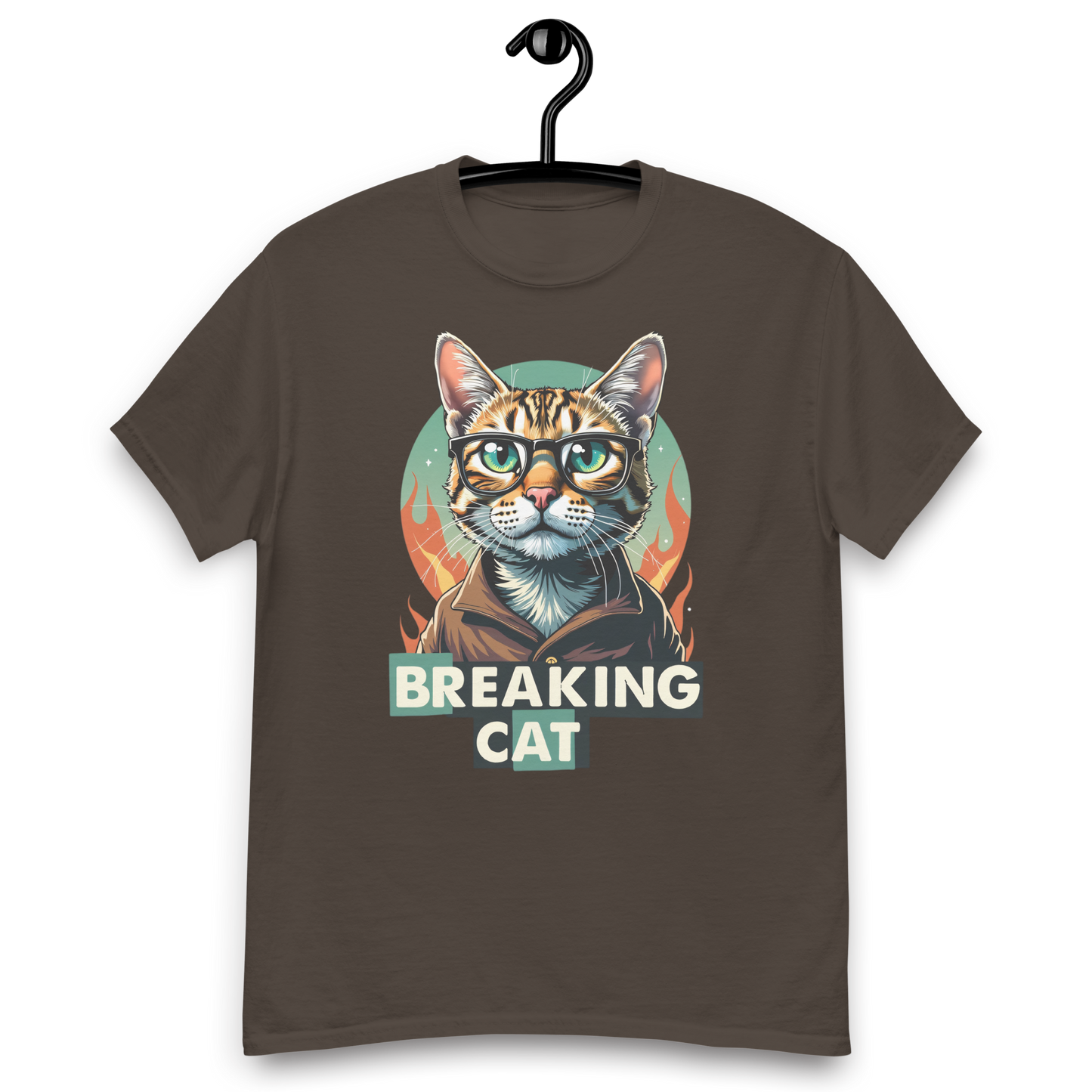 Camiseta clásica unisex (Breaking Cat)