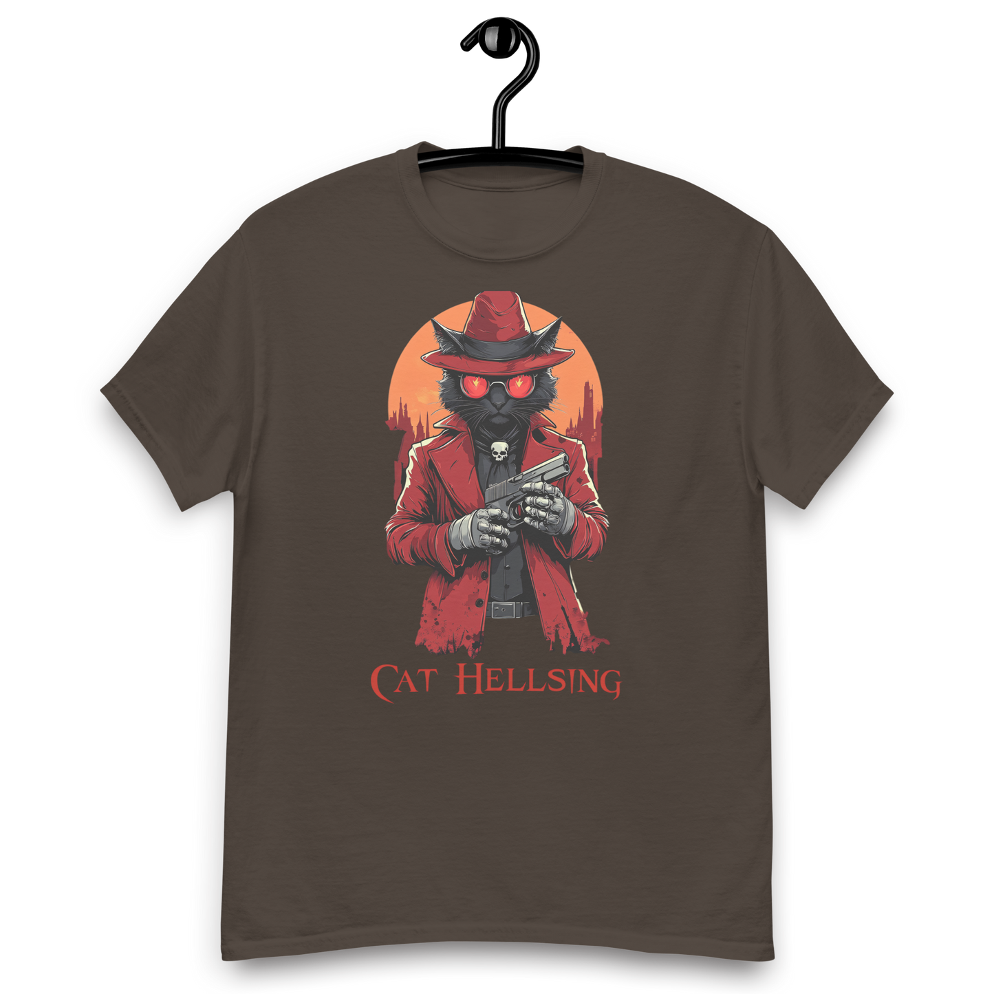 Camiseta clásica unisex (Cat Hellsing)