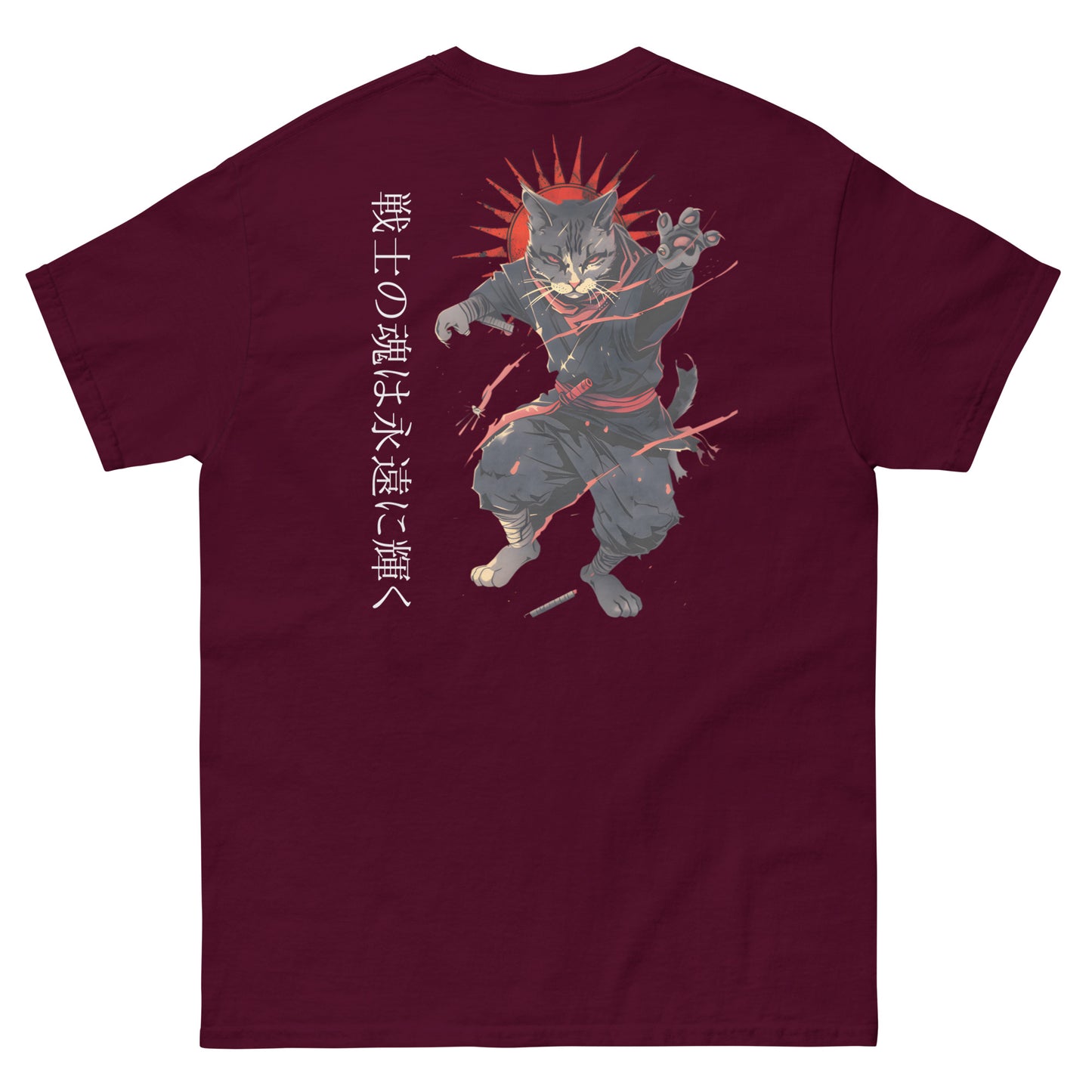 Camiseta clásica unisex (戦士の魂は永遠に輝く)