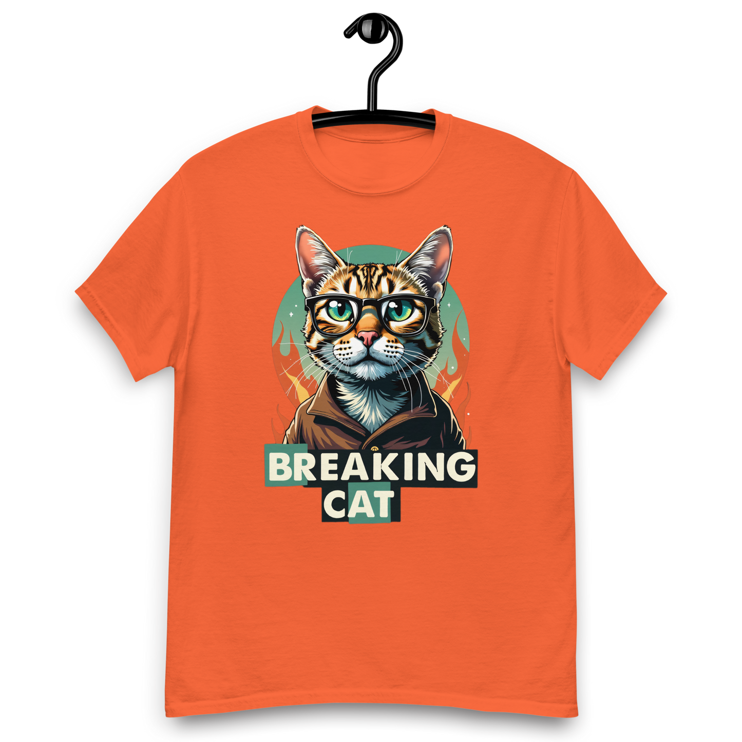 Camiseta clásica unisex (Breaking Cat)