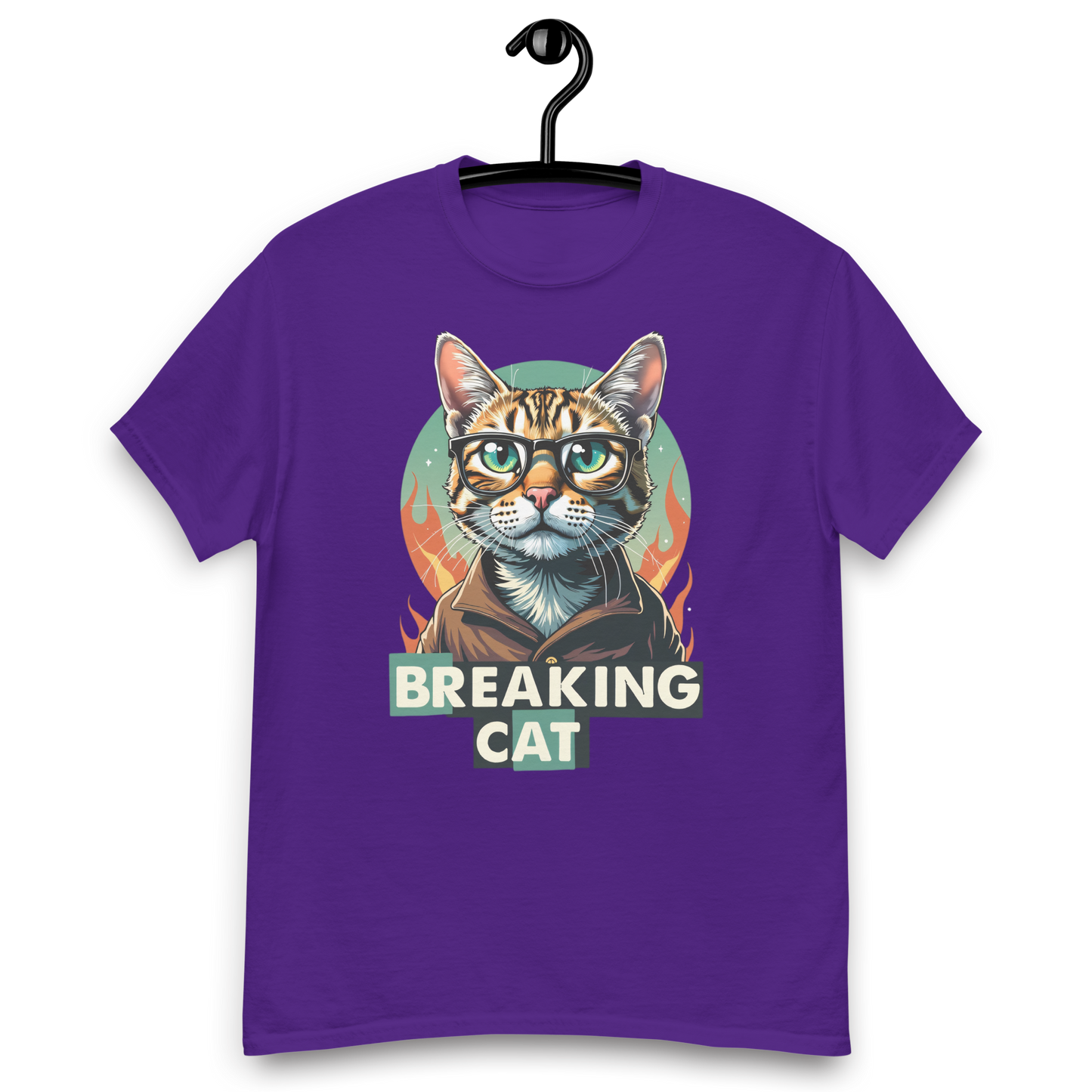 Camiseta clásica unisex (Breaking Cat)