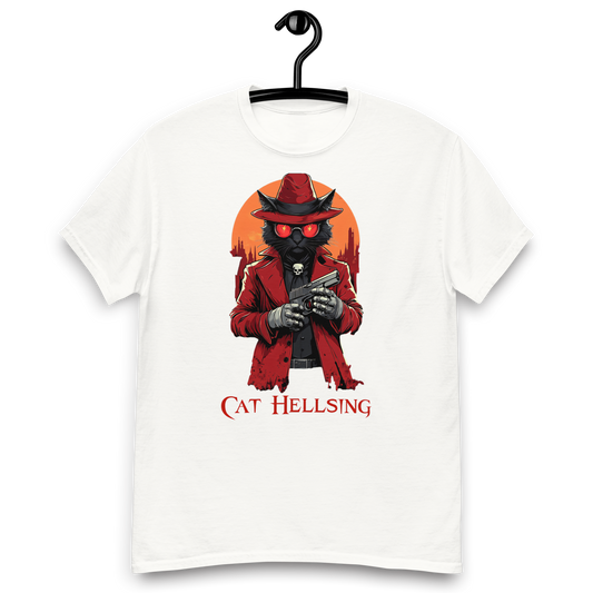 Camiseta clásica unisex (Cat Hellsing)