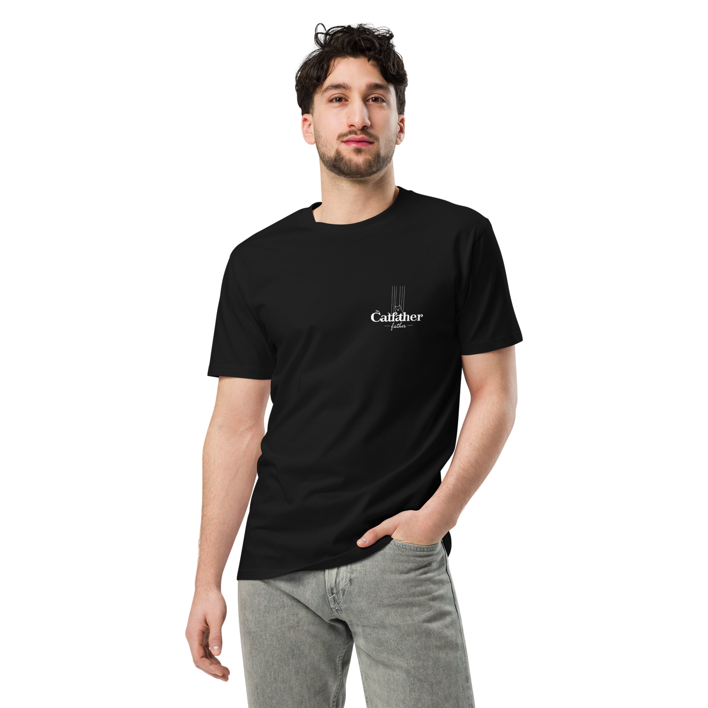 Camiseta premium unisex (The Catfather)