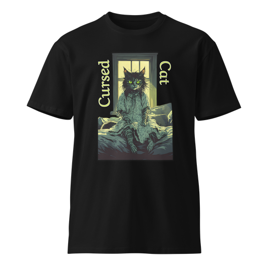 Camiseta premium unisex (Cursed Cat)