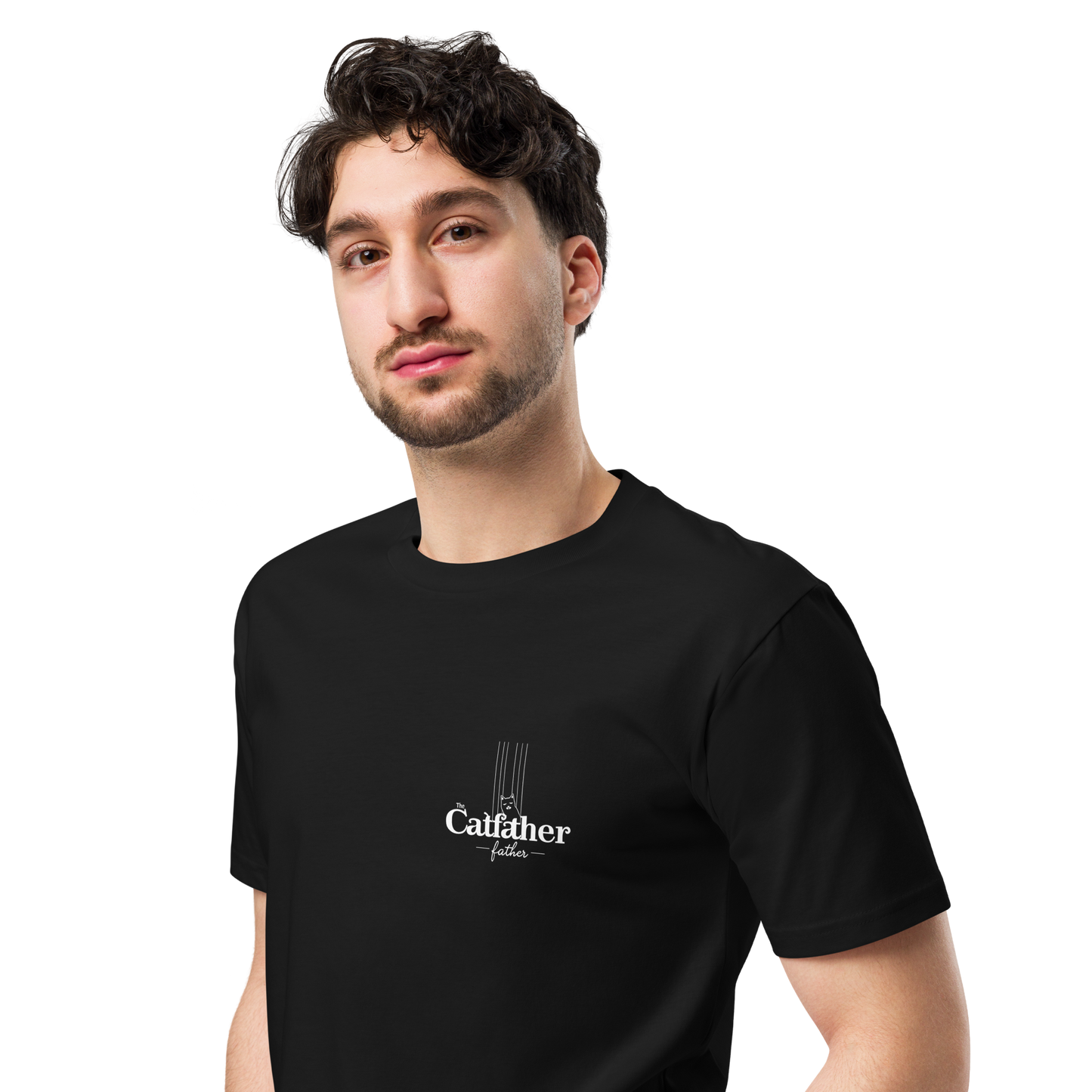 Camiseta premium unisex (The Catfather)